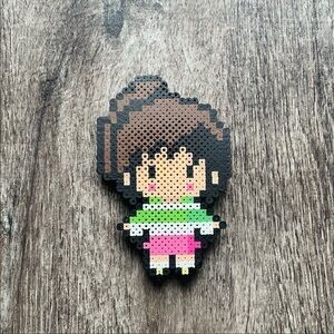 ANIME Spirited Away Chihiro Studio Ghibli collectible magnet perler beads